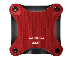 Kietasis diskas Adata SD620 2TB išorinis SSD diskas, raudonas