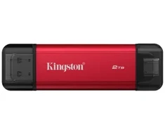 Kietasis diskas KINGSTON 2TB dviguba USB-A/C nešiojama SSD iki 1050MB/s USB 3.2 Gen 2