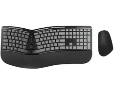 CONCEPTRONIC Belaidė klaviatūra+Pelė,ergo,išdėstymas US sw