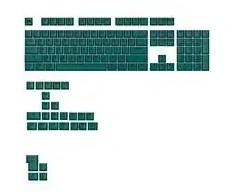 Klaviatūra Glorious GPBT pagrindai, ANSI išdėstymas (JAV), PBT, sublimacinis dažymas – toteminė žalia