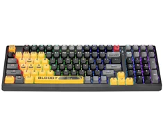 Klaviatūra Klawiatura A4Tech Bloody S98 USB Sports Lime (BLMS Raudona Plus jungikliai)