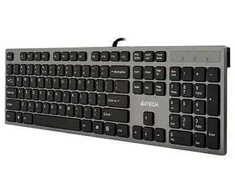 Klaviatūra membraninė A4Tech KV-300H A4TKLA39976 (USB 2.0; (US); spalva juoda)