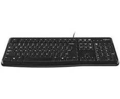 Klaviatūra membraninė Logitech K120 920-002479 (USB 2.0; (US); spalva juoda)