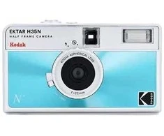 Kodak EKTAR H35N Kompaktowa kamera filmowa 35 mm Mėlyna, Sidabrinė