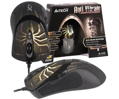 A4tech XGame lazerinis Oscar X747H Brown Fire kompiuterinė pelė