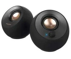 Kompiuterio kolonėlės Creative 2.0 „Pebble V2“ USB-C garsiakalbiai, juodi
