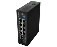 Šakotuvas Komutatorius Lanberg ILFE-8P-1GE-1S-120 Light Industrial PoE 4XBT 4XAT SFP+ETH DIN FAST Ethernet