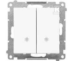 Kontakt Simon 2 KRYŽIAUS JUNGIMAS Baltas MATINIS SIMON55