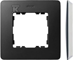 Kontakt-Simon Simon Detail 82 Vieno rėmelio Detail ORIGINALO GRAFIT / Base Baltas 8200610- 038
