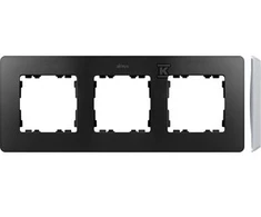 Kontakt-Simon Simon Detail 82 Triple Frame Detail ORIGINALAS Premium GRAFIT / Base Aliuminio 8200630- 238
