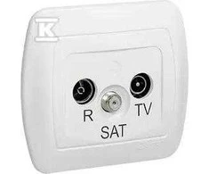 Kontakt Simon AAS/11 GN.RTV-SAT Baltas GALAS.