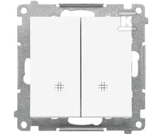 Kontakt Simon 2 KRYŽIAUS JUNGIMAS Baltas MATINIS SIMON55