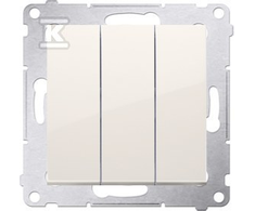 „Kontakt-Simon Triple connector Simon 54 cream“ (DW31.01/41)