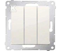 „Kontakt-Simon Triple connector Simon 54 cream“ (DW31.01/41)