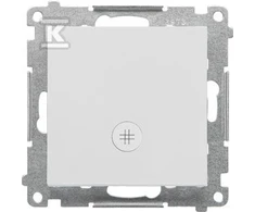 Kontakt Simon LED kryžminis JUNGTIS P.J. MATINĖ PILKA SIMO