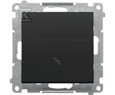 Kontakt-Simon laiptų jungtis Kontakt-Simon 55 TW6.01/149 modulis 10 AX, 250V~, greitos jungtys, matinė juoda