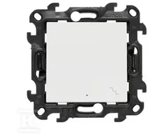 Kontakt-Simon porinis jungiklis Simon 24 su LED apšvietimu (modulis) IP20/IP44 10AX baltas (NW6L.01/11)