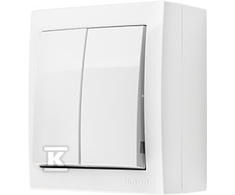 Kontakt-Simon Simon Aquaclick Łącznik świecznikowy, 10 AX, 250 V balta ACW5/11