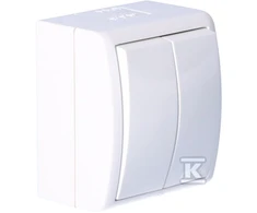 Kontakt Simon KOMBINACINIS LEMPUTĖ N/T IP54 VANDENIS BALTA