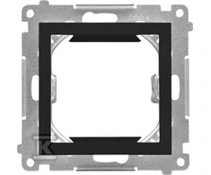 Kontakt Simon ADAPTERIS 45X45 MATINĖS JUODOS SIMON55