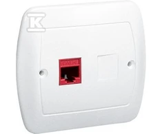 Kontakt Simon AF51/11 GN.KOMP.RJ45 POJED.BIA.