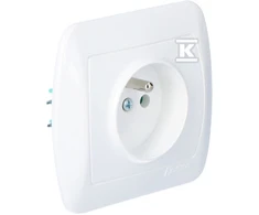 Kontakt Simon AGZ1E/11 GN.SINGLE WITH/U BIA.