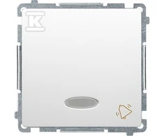 Kontakt Simon APŠVIETIMO ŽIEDAS MYGTUKAS Baltas BMD1L.01/11