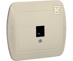 Kontakt Simon AT1E/12 GN.TELEFONAS VIENAS RJ12 SU KREMINIU GALIMU