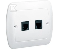 Kontakt Simon ATF2/11 GN.TELEF.2RJ11 PODW.BIA.