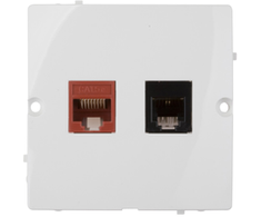 Kontakt Simon Kontaktas-Simon RJ45 pjūvis. 5E + RJ11 ašis - BNF5T.02 / 11