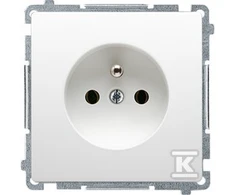 Kontakt Simon BMGZ1CZ.01/11 SOCKET BASIC Baltas