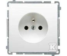 Kontakt Simon BMGZ1CZ.01/11 SOCKET BASIC Baltas