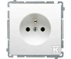Kontakt Simon BMGZ1CZ.01/11 SOCKET BASIC Baltas