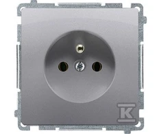 Kontakt Simon BMGZ1Z.01/21 BASIC SOCET INOX PLIENAS