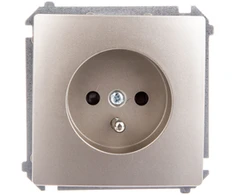 Kontakt-Simon Simon Basic viengulis lizdas su 16A satino pagrindu (BMTZ1z.01 / 29)