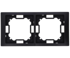 Kontakt Simon BMRC2/49 Simon Basic Frame 2-g Neos IP20 matinė juoda BMRC2/49