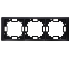 Kontakt Simon BMRC3/49 Simon Basic Frame 3 kartus Neos IP20 matinis juodas BMRC3/49