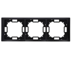 Kontakt Simon BMRC3/49 Simon Basic Frame 3 kartus Neos IP20 matinis juodas BMRC3/49