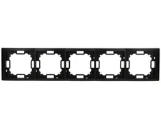 Kontakt Simon BMRC5/49 Simon Basic Frame 5 dalių Neos IP20 matinė juoda BMRC5/49
