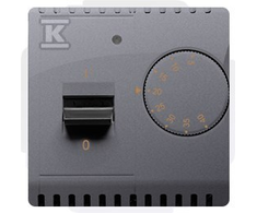 Kontakt-Simon Simon Basic Temperatūros reguliatorius su vidiniu davikliu 16A 230V sidabro kilimėlis (BMRT10w.02 / 43)