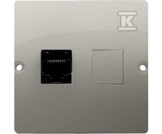 „Kontakt-Simon Simon Basic“ vienas satino telefono lizdas RJ12 (BMT1.02/29)