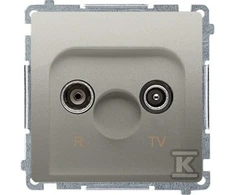 Kontakt-Simon Simon Basic R- TV antenos lizdas (BMZAR1 / 1.01 / 29)