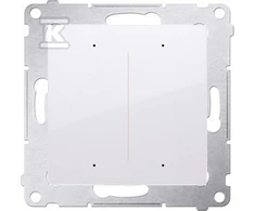 Kontakt-Simon Simon 54 GO Lighting mygtuko valdiklis - 2 5A išėjimai, išmaniuoju telefonu valdomas WiFi 230V (modulis) baltas DEW2W.01/11