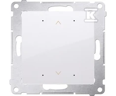 Kontakt-Simon Simon 54 GO Mygtukų valdiklis roletų valdymui išmaniuoju telefonu WiFi 2x5A 230V (modulis) baltas DEZ1W.01/11