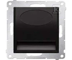 Kontakt Simon Simon LED juoda (DOS14.01 / 48)