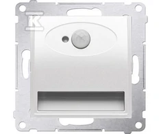 Kontakt-Simon Simon 54 Premium LED šviestuvas su jutikliu, 230 V AC, 1,4 W, 5900 K balta DOSCA.01/11