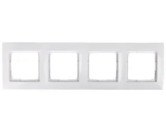 Kontakt Simon DRK4/11 Simon 54 Premium keturgubas rėmas, baltas /gipso kartono plokštėms/ DRK4/11