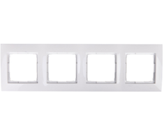 Kontakt Simon DRK4/11 Simon 54 Premium keturgubas rėmas, baltas /gipso kartono plokštėms/ DRK4/11