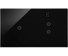 Kontakt-Simon Simon Touch Frame Touch Panel S54 Palieskite, 2 moduliai, 1 jutiklinis laukas + 2 jutiklinis laukas vertikaliai, užšaldyta lavA DSTR213 / 73