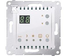 Kontakt-Simon Simon 54 Skaitmeninis termostatas su vidinio temperatūros jutiklio balto žiedo moduliu (DTRNW.01/11)